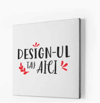 Tablou personalizat canvas patrat cu designul tau